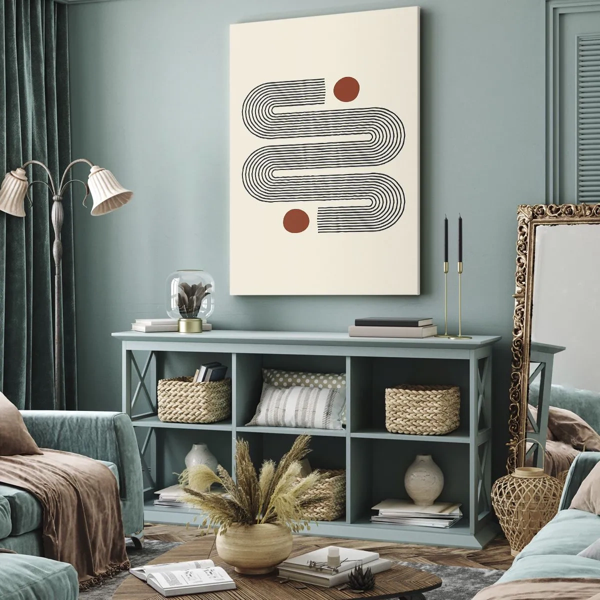 Lærredstryk - Billede på lærred - Fra start til slut - 70x100 cm