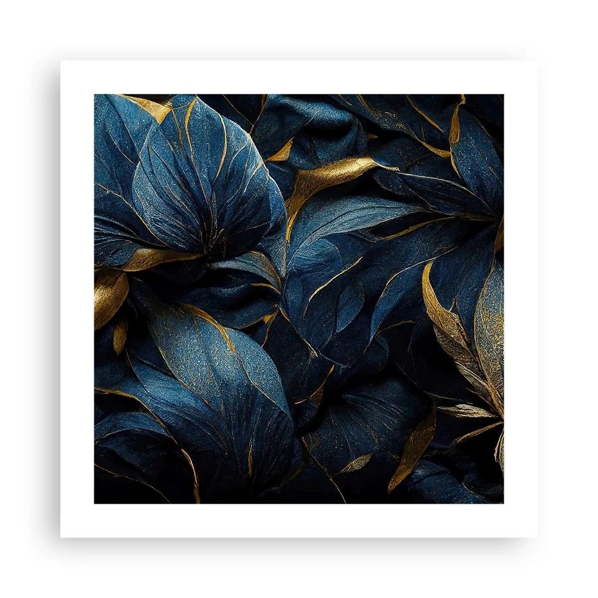 Plakat - Foret med guld - 50x50 cm