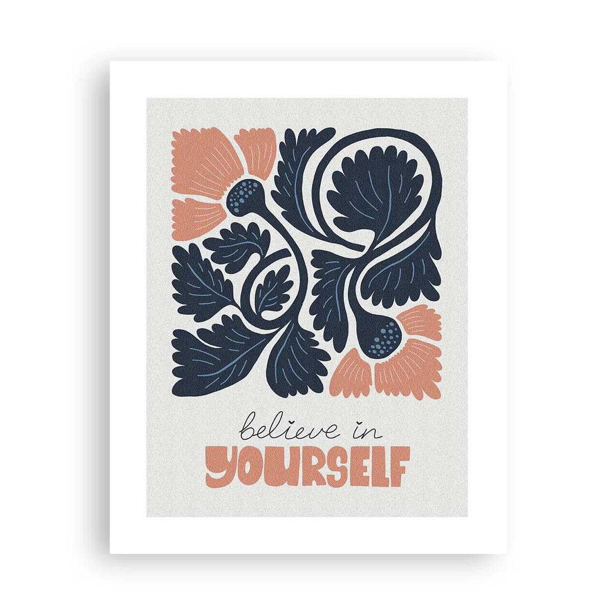 Plakat - Og du blomstrer - 40x50 cm