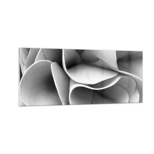 Billede på glas - Hvad der sker i rummet - 100x40 cm