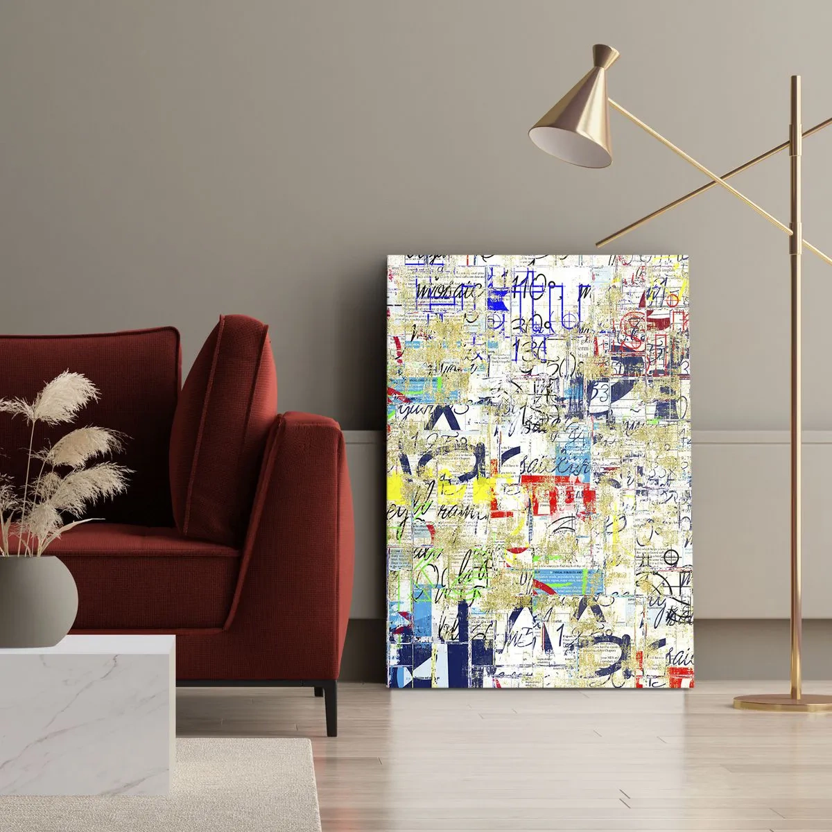 Lærredstryk - Billede på lærred - Simpelthen en fryd for øjet - 50x70 cm
