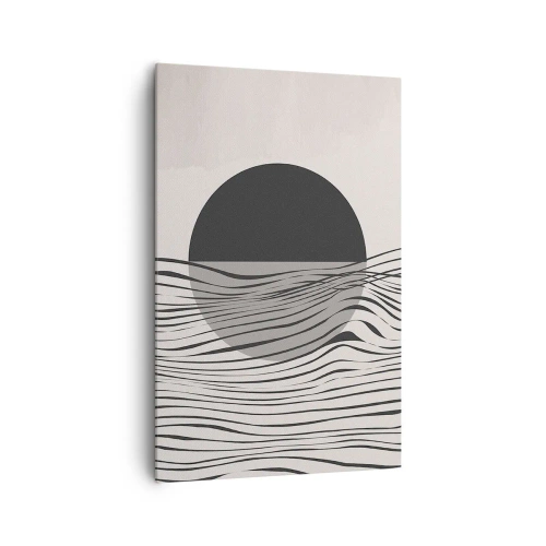 Lærredstryk - Billede på lærred - Halvkomposition - 80x120 cm