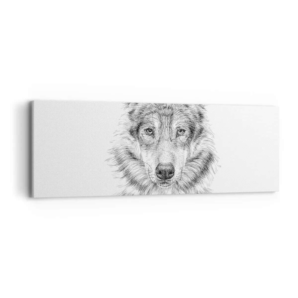 Lærredstryk - Billede på lærred - En født leder - 90x30 cm