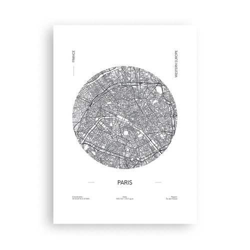 Plakat - Paris' anatomi - 50x70 cm