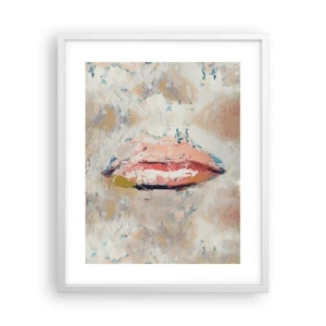 Plakat i hvid ramme - Vækker sanserne - 40x50 cm