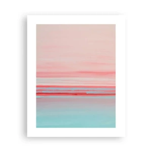 Plakat - Abstraktion ved daggry - 40x50 cm