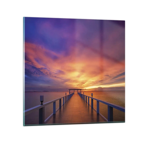 Billede på glas - Uden ende - 50x50 cm