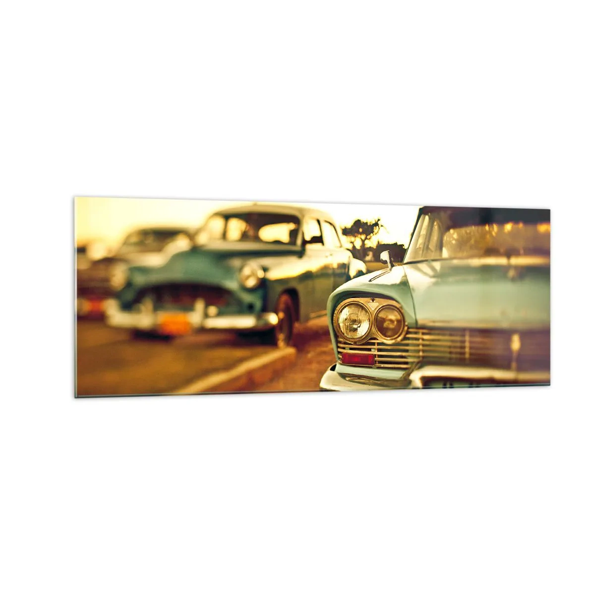 Billede på glas - Vi må vente og se - 140x50 cm