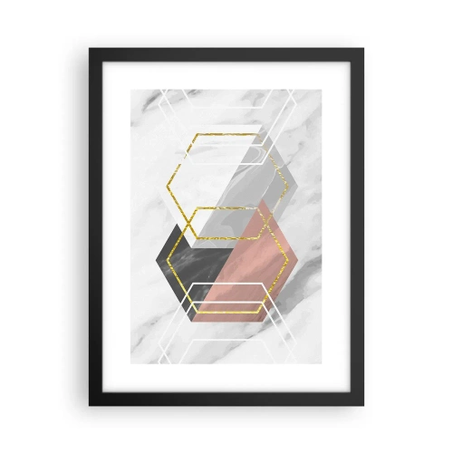 Plakat i sort ramme - Kædesammensætning - 30x40 cm