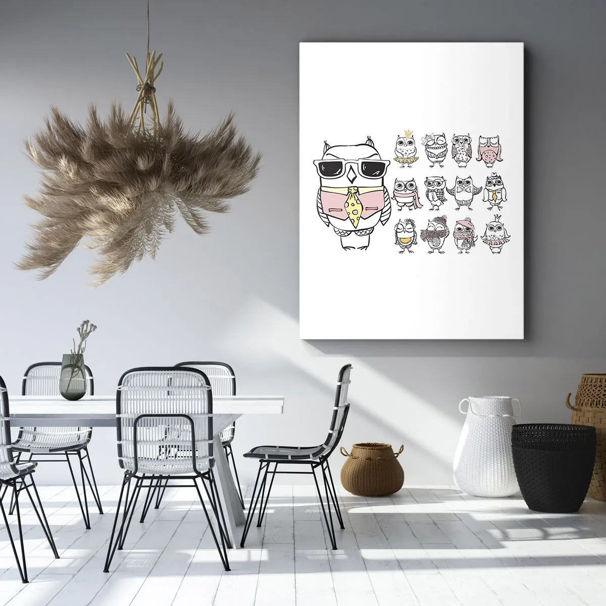 Lærredstryk - Billede på lærred - Så mange roller at spille - 45x80 cm