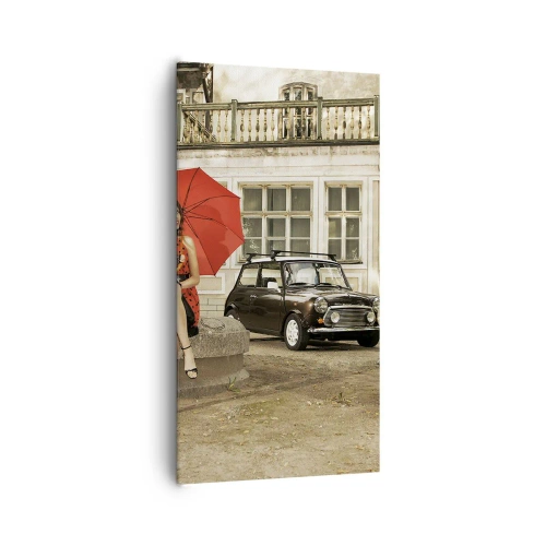 Lærredstryk - Billede på lærred - En mini-sentimental rejse - 65x120 cm