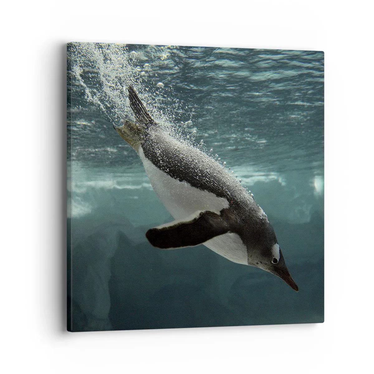 Lærredstryk - Billede på lærred - Velkommen til min verden - 40x40 cm