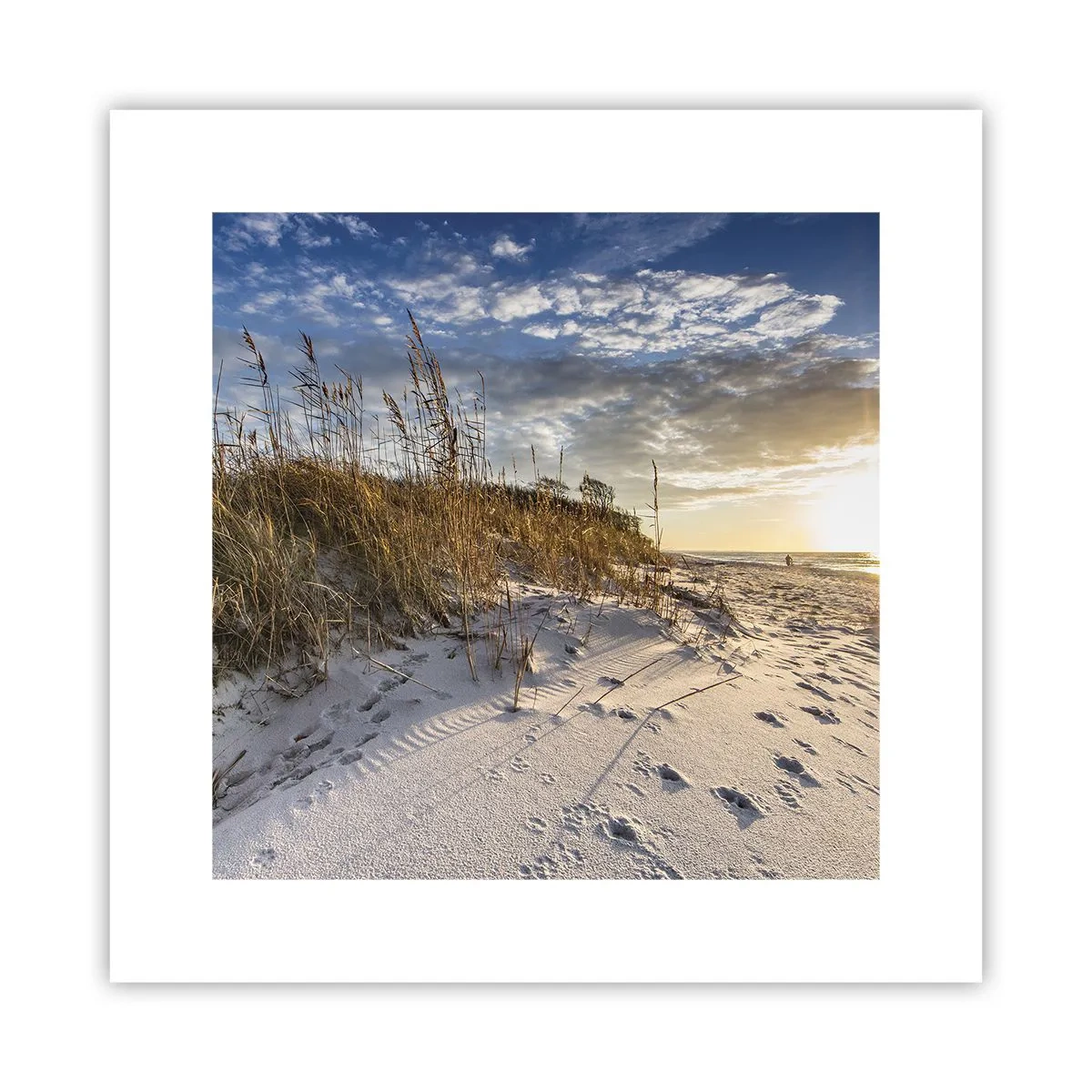 Plakat - Indbydelse til en vandretur - 30x30 cm