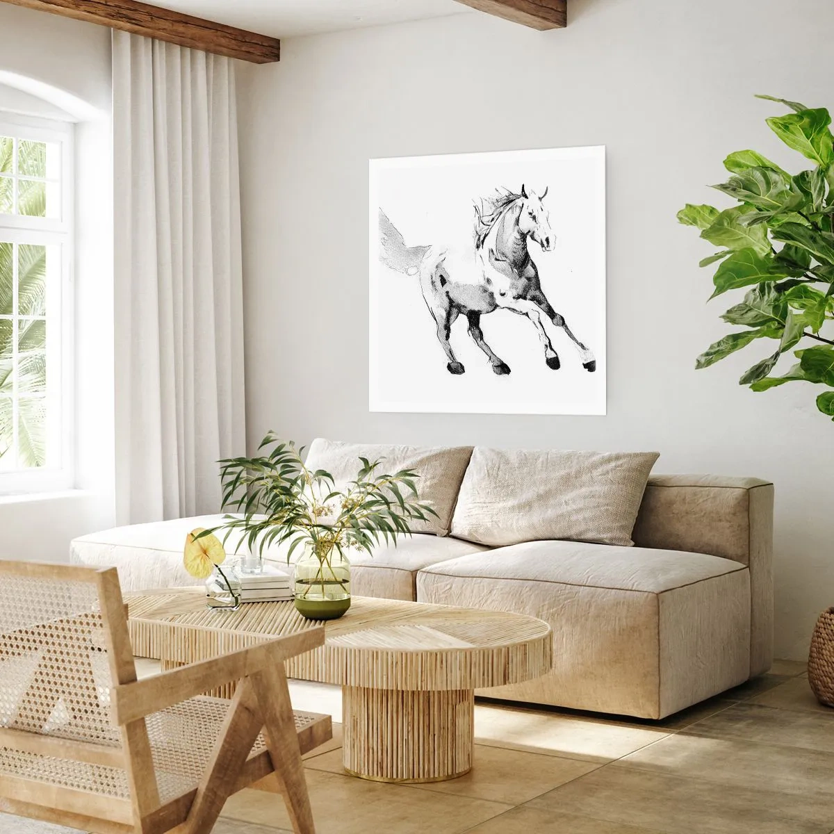Plakat - Utæmmet sjæl - 30x30 cm