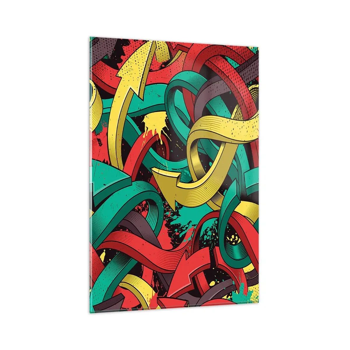 Billede på glas - Hvilken vej skal man gå? - 80x120 cm