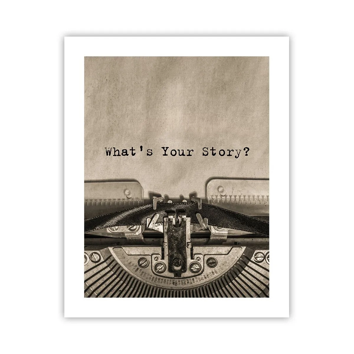 Plakat - Fortæl mig - 40x50 cm