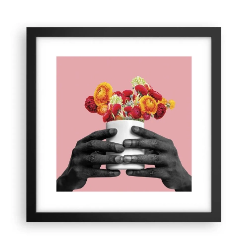 Plakat i sort ramme - Livets apotheose - 30x30 cm