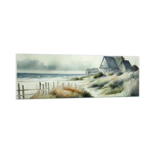 Billede på glas - Væk fra trængsel og travlhed - 160x50 cm