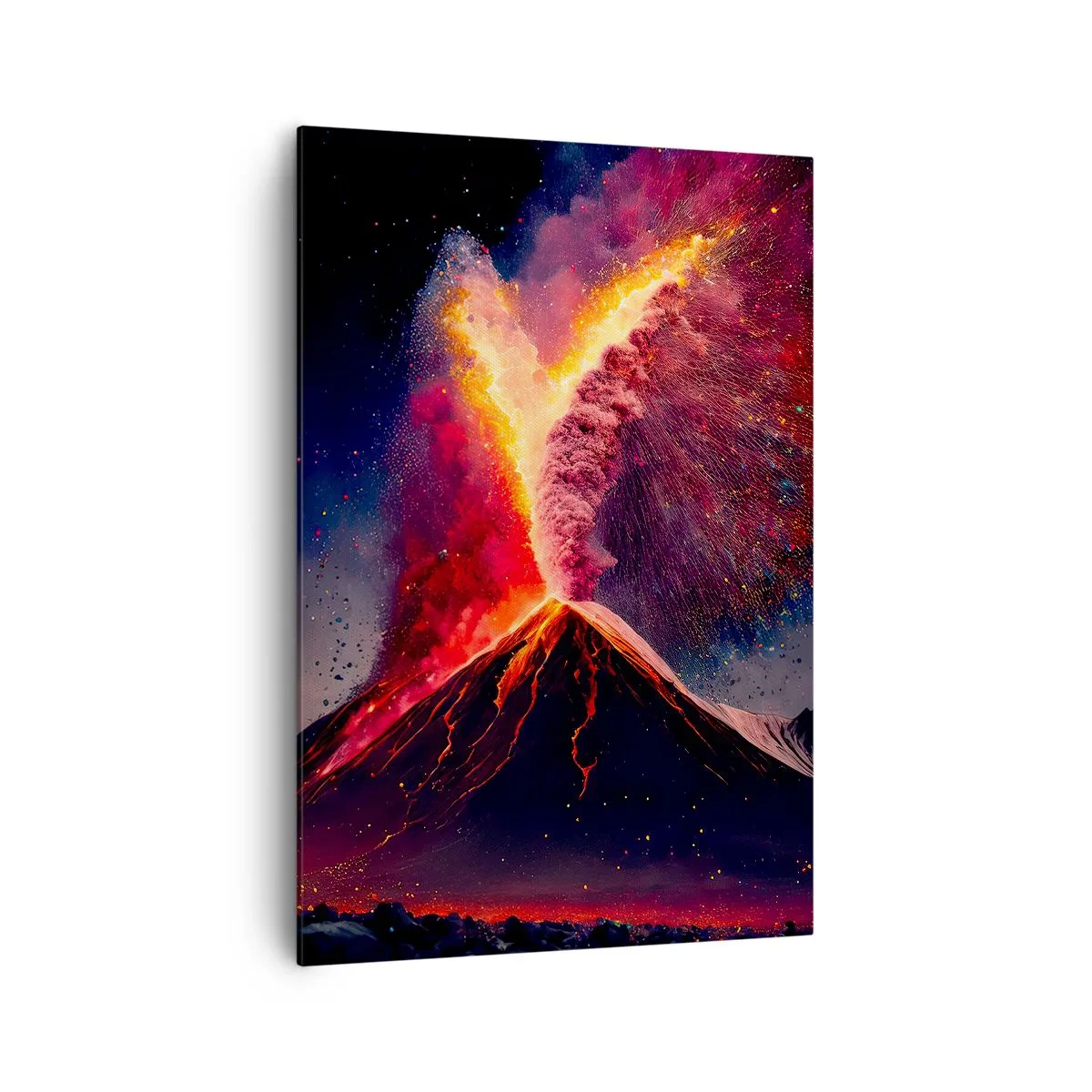 Lærredstryk - Billede på lærred - Skønhed og rædsel - 70x100 cm