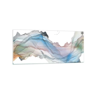 Billede på glas - Mod krystalbjergene - 120x50 cm