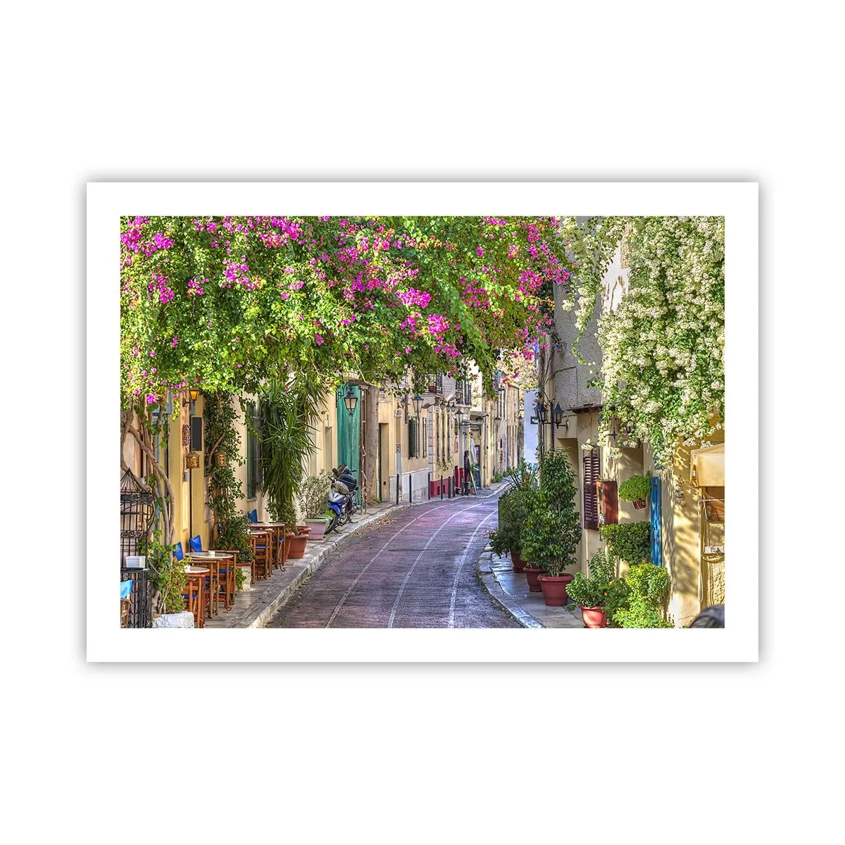 Plakat - En blomstrende gyde - 70x50 cm