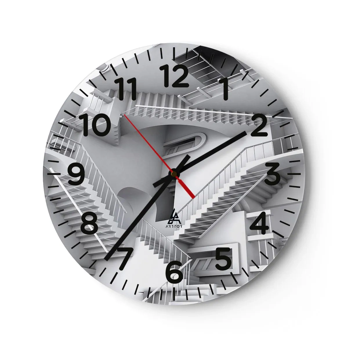 Vægur, Uret - Rummets paradokser - 40x40 cm