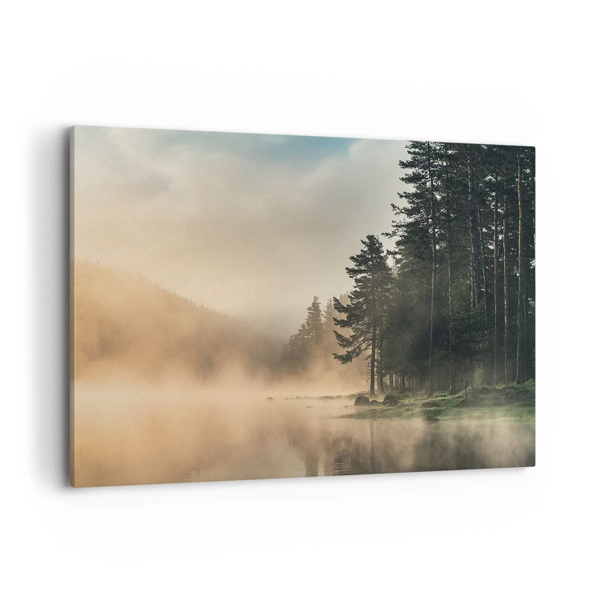 Lærredstryk - Billede på lærred - En dags fødsel - 100x70 cm