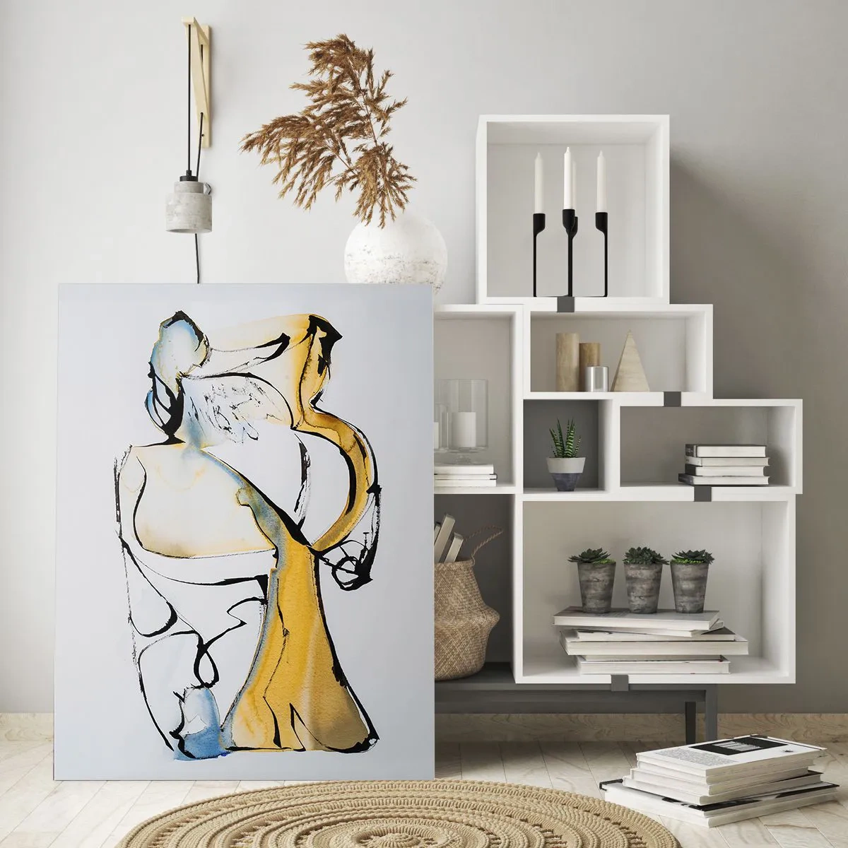 Billede på glas - Abstraktion af glas - 50x70 cm