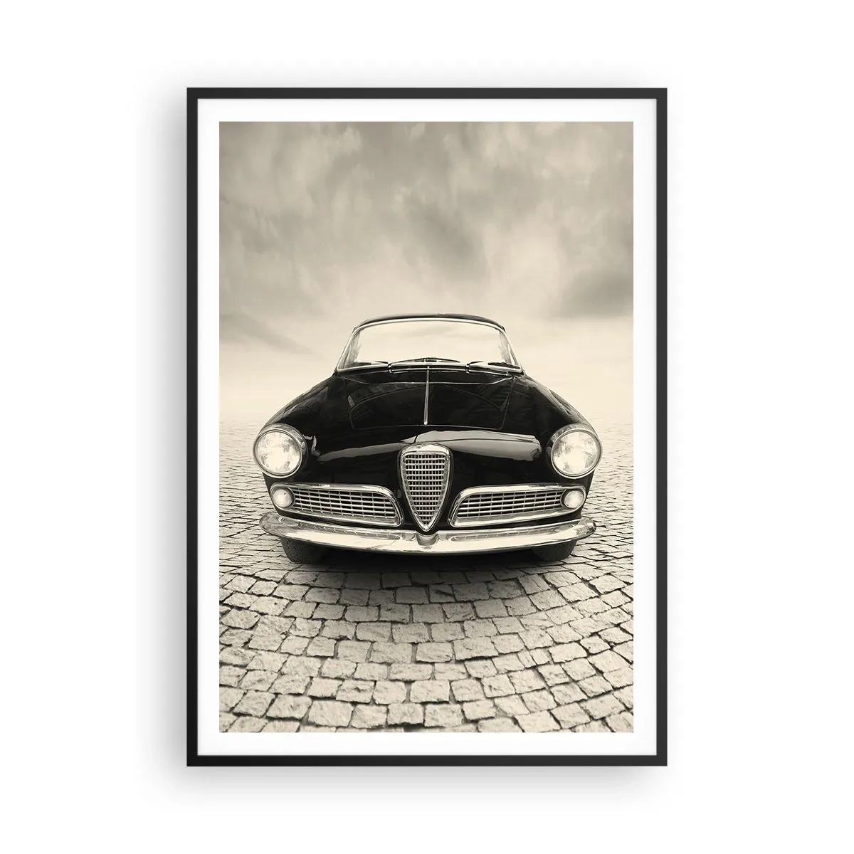 Plakat i sort ramme - Og hvordan kan man ikke elske mig? - 70x100 cm