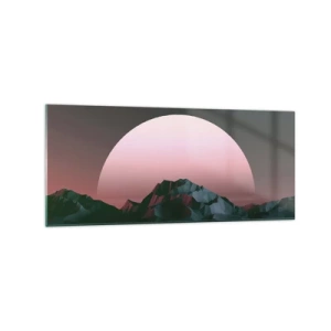 Billede på glas - I en nabogalakse - 120x50 cm