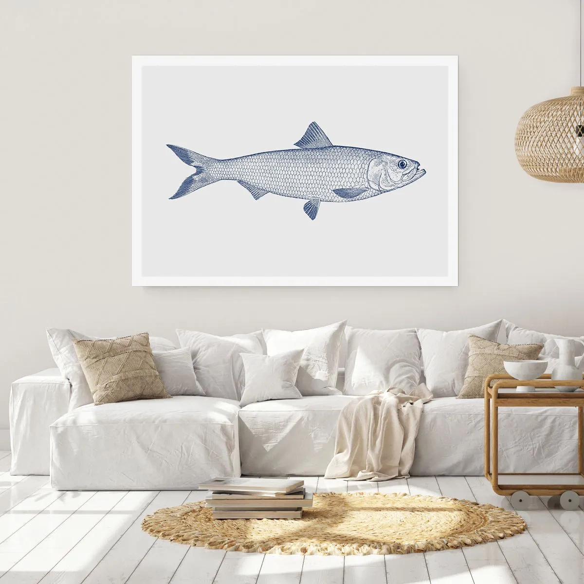 Plakat - Hilsner fra de nordlige have - 70x50 cm