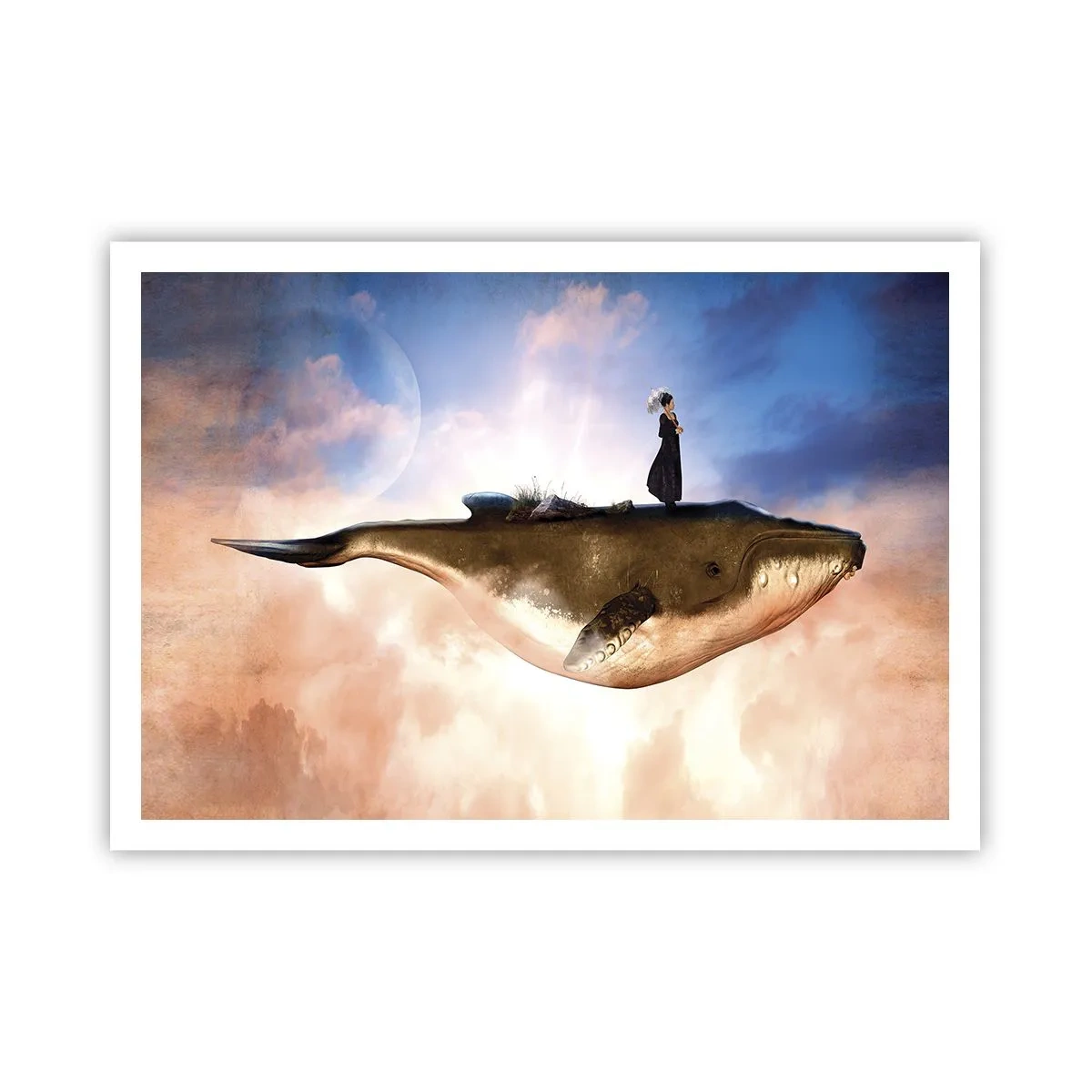 Plakat - En surrealistisk rejse - 100x70 cm