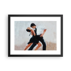 Plakat i sort ramme - Mine drømmes tango - 40x30 cm