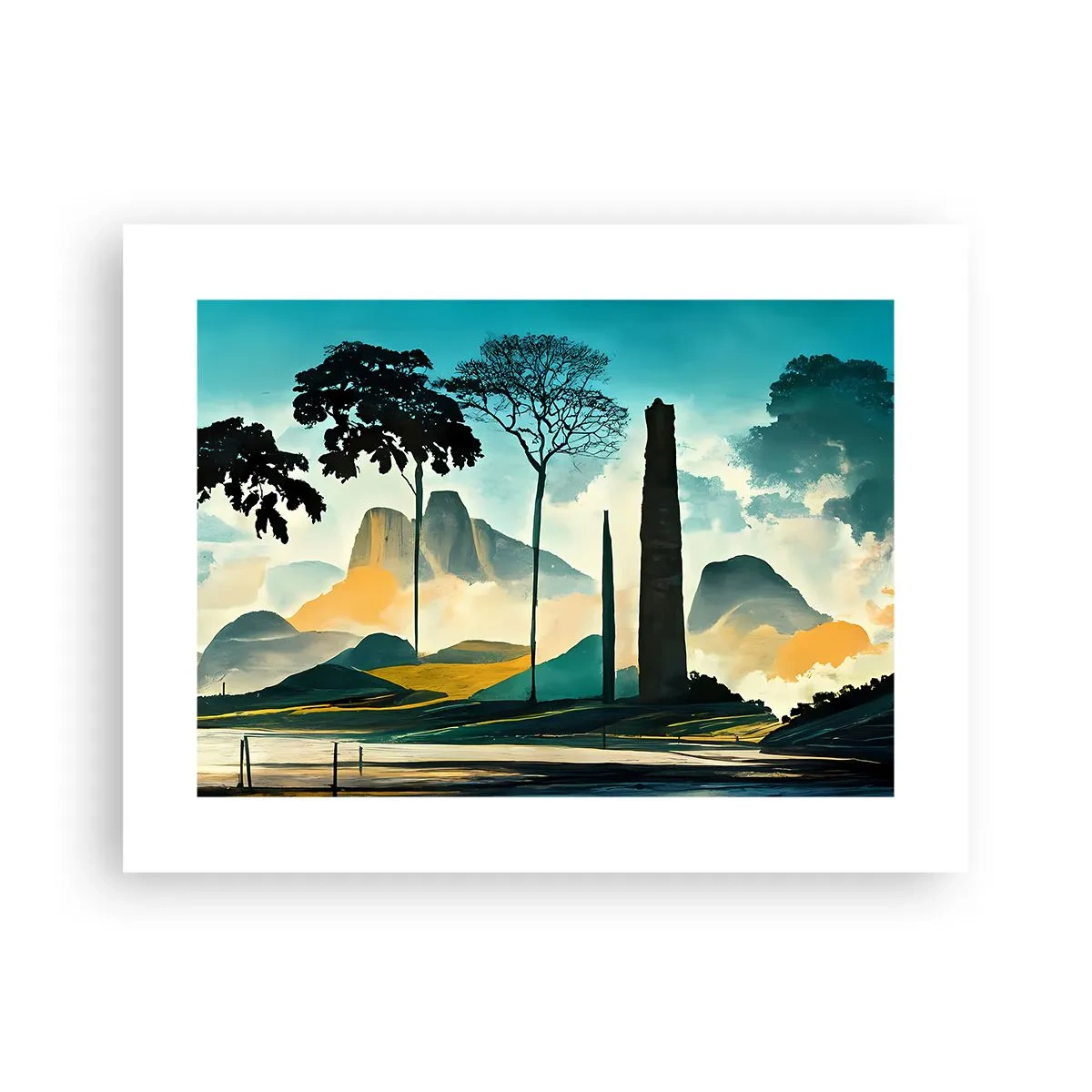 Plakat - Stadig højere og højere - 40x30 cm