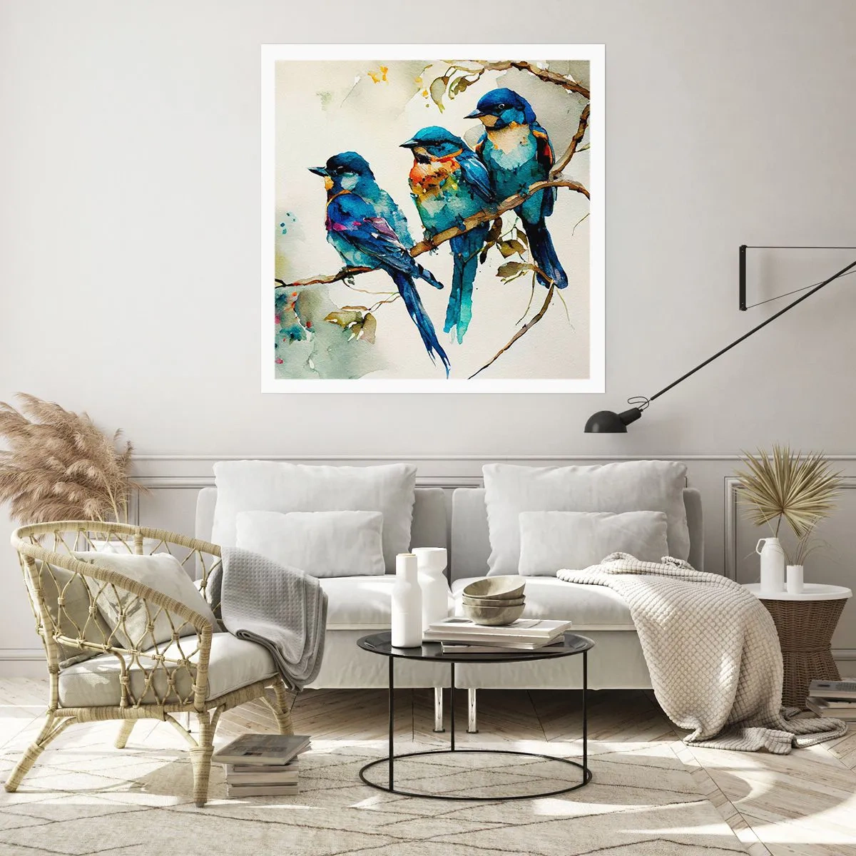 Plakat - Er han fornærmet? - 60x60 cm