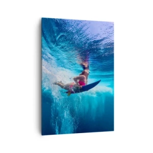 Lærredstryk - Billede på lærred - Dybden af glæde - 70x100 cm