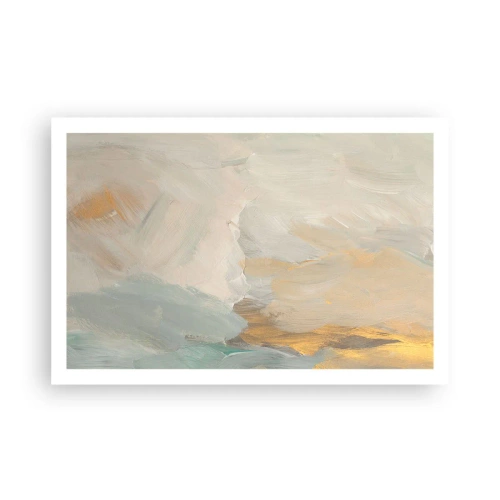 Plakat - Abstraktion - blidhedens land - 91x61 cm