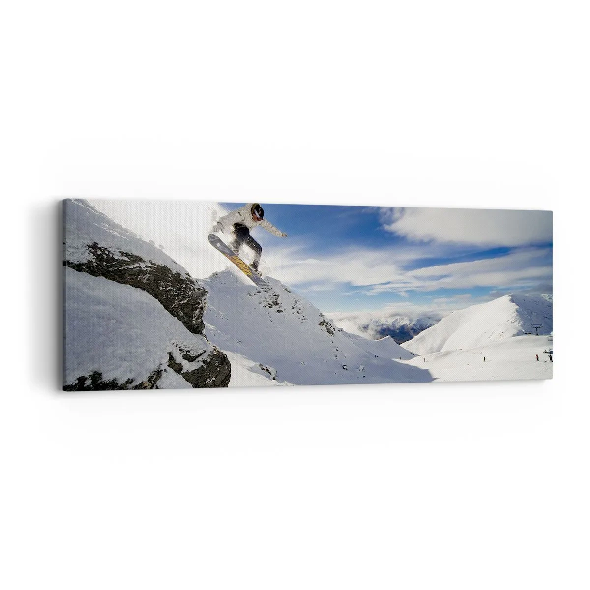 Lærredstryk - Billede på lærred - Frihed uden grænser - 90x30 cm