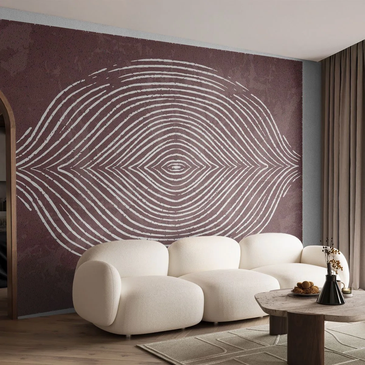 Fototapet Premium Sand - Rummet taler - Boho, Ældret, Stykke - 100x70 cm