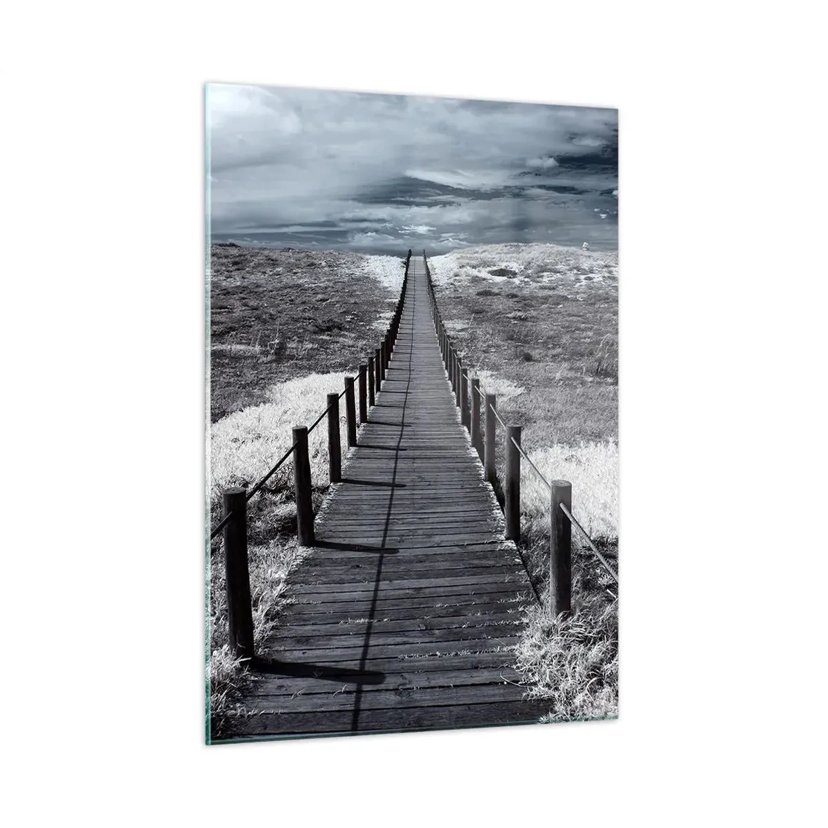 Billede på glas - Lige ved kysten - 50x70 cm