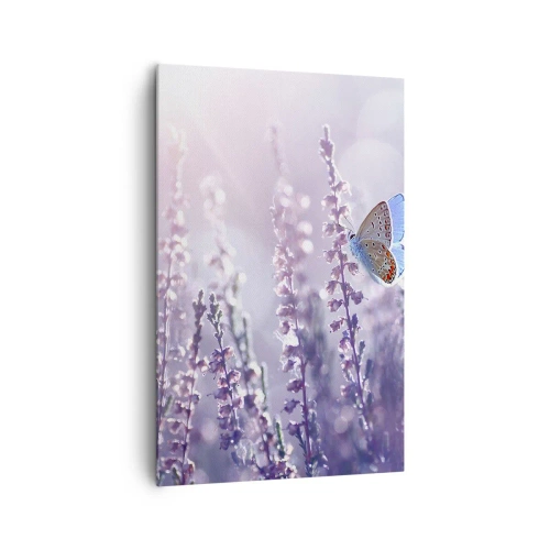 Lærredstryk - Billede på lærred - Sommerfuglekys - 80x120 cm