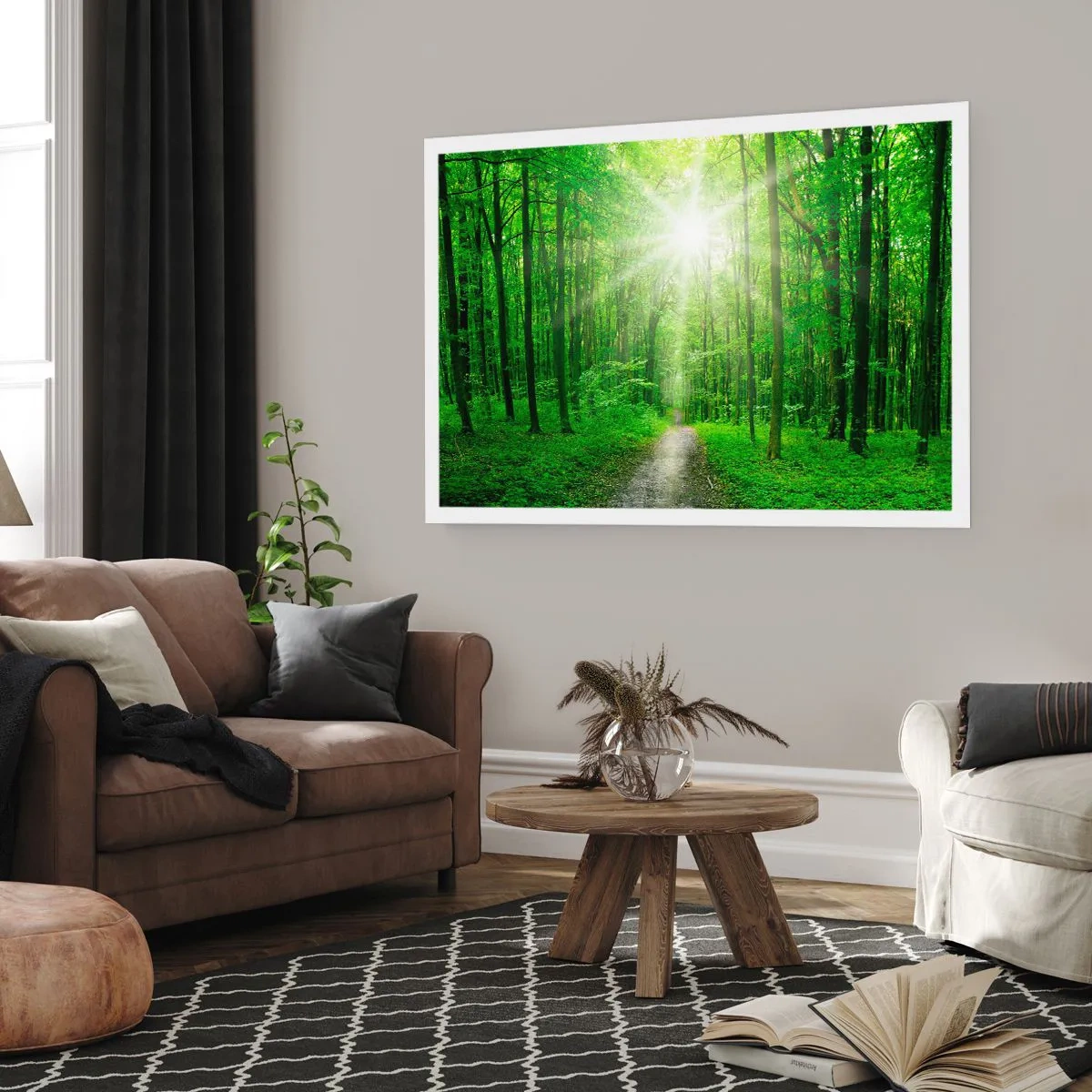 Plakat - Grøn katedral - 70x50 cm