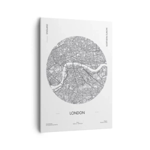 Lærredstryk - Billede på lærred - Londons anatomi - 50x70 cm