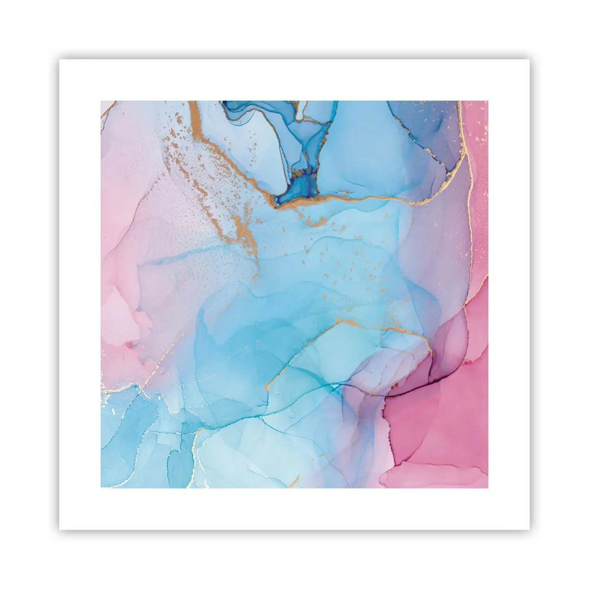 Plakat - Møde og gennemtrængning - 40x40 cm