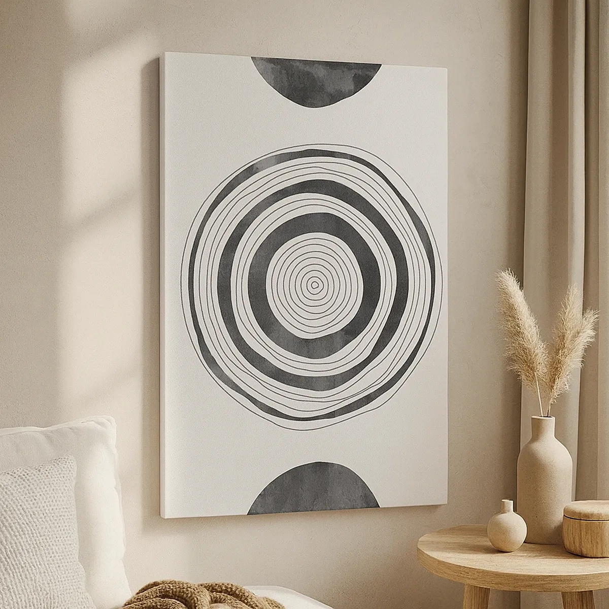 Lærredstryk - Billede på lærred - Det vigtige er det, der er imellem - 50x70 cm