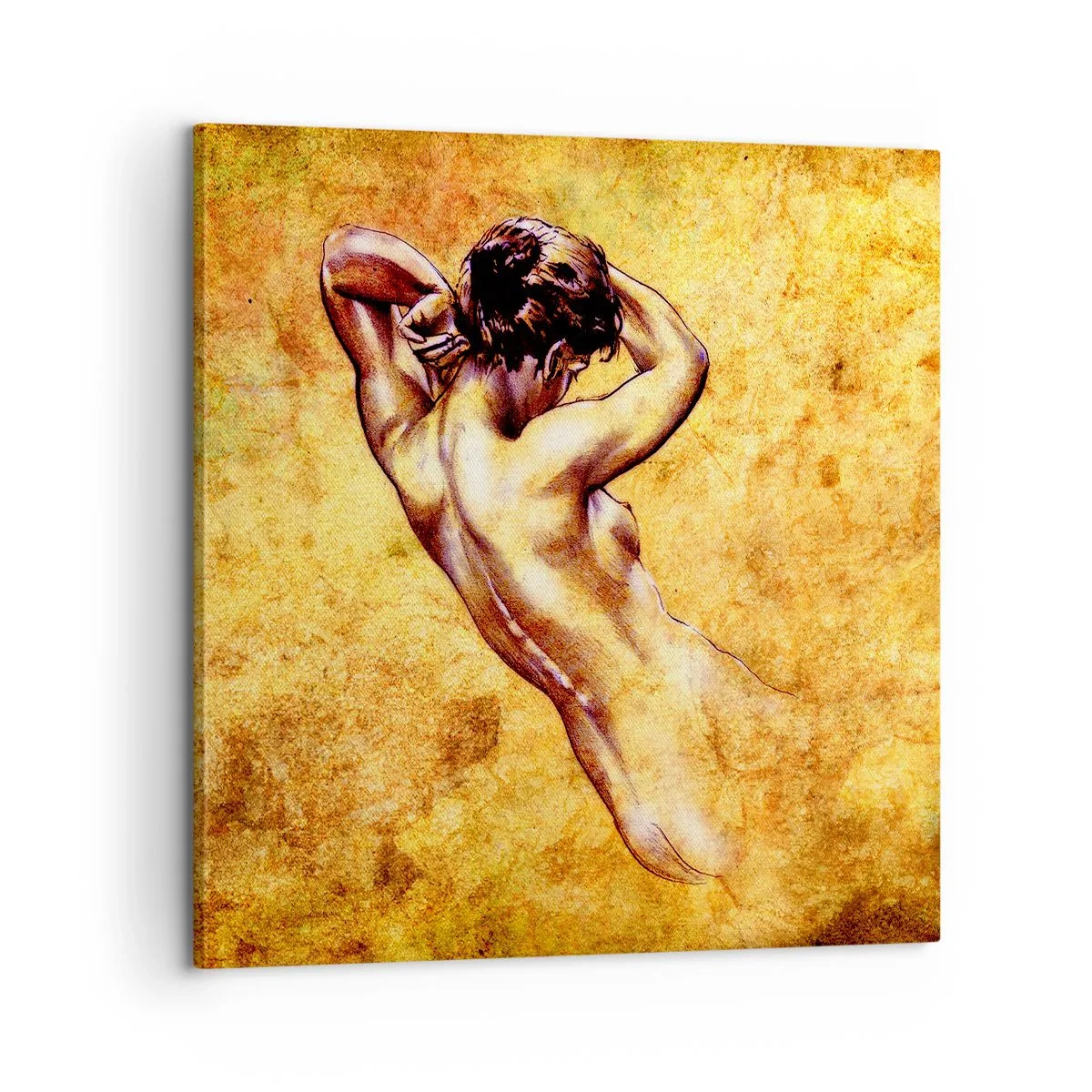 Lærredstryk - Billede på lærred - Afsløret, men stadig et mysterium - 60x60 cm