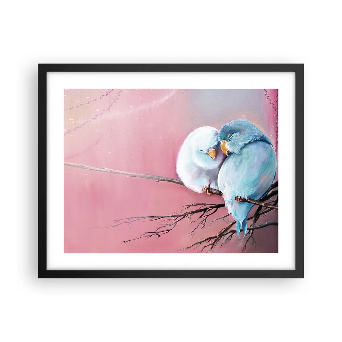 Plakat i sort ramme - Hvad er der at tilføje?.... - 50x40 cm