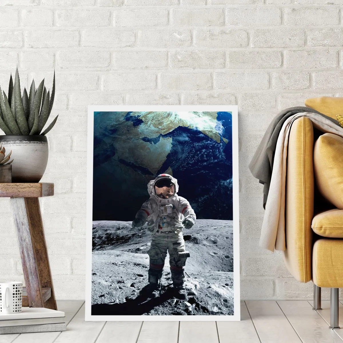 Plakat - Hilsner fra månen - 70x100 cm