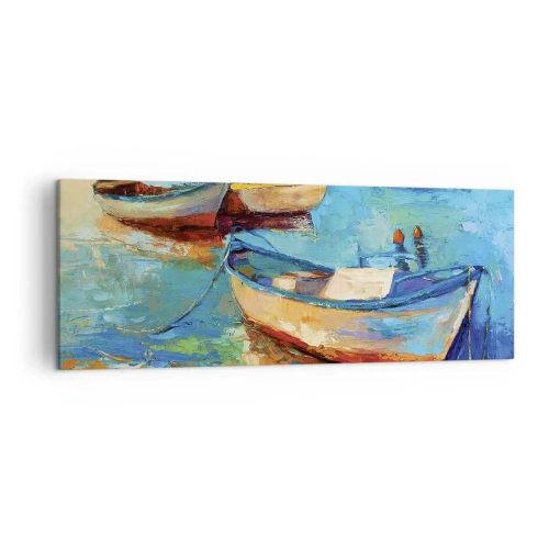 Lærredstryk - Billede på lærred - I den sydlige bugt - 140x50 cm