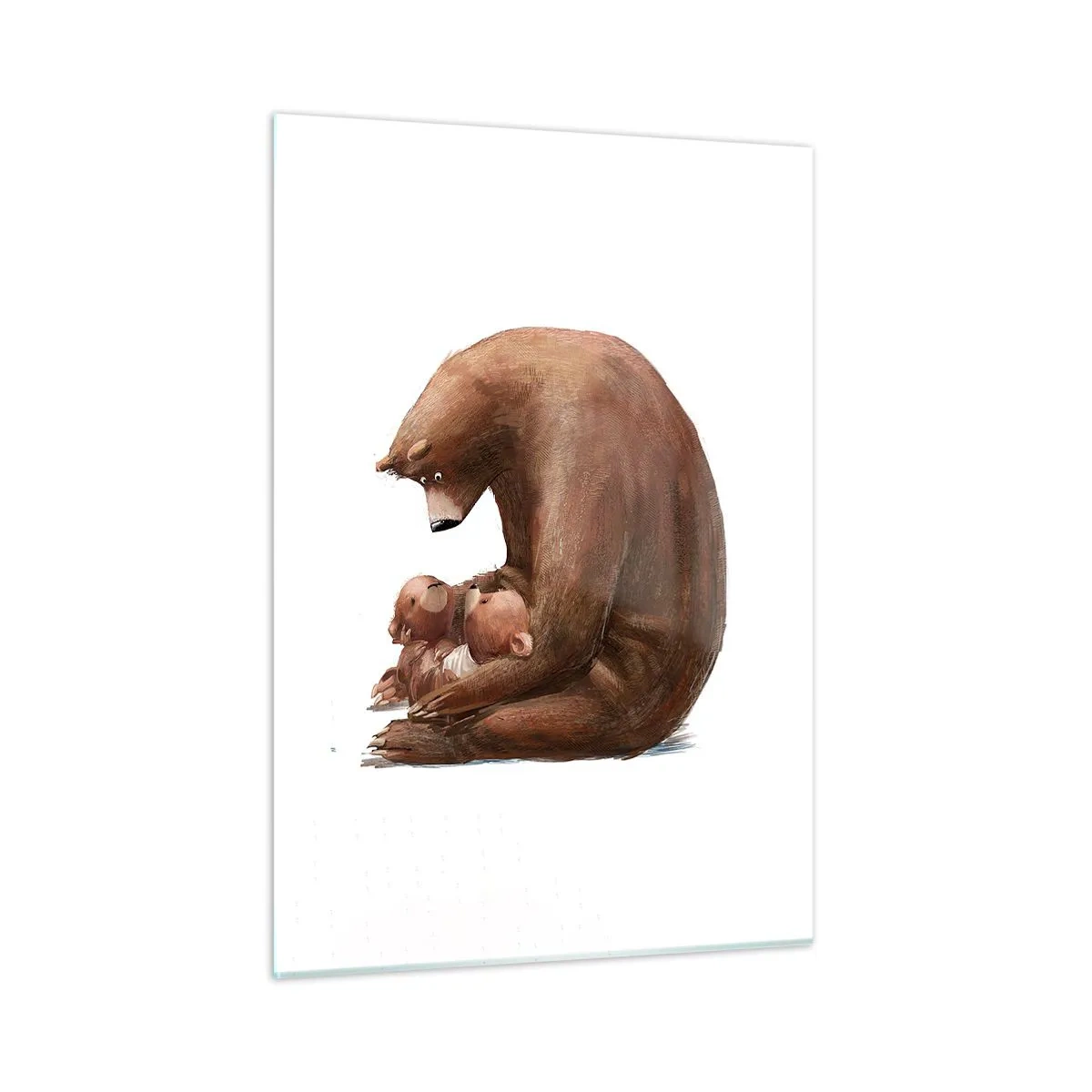 Billede på glas - Drøm sødt, børn - 50x70 cm